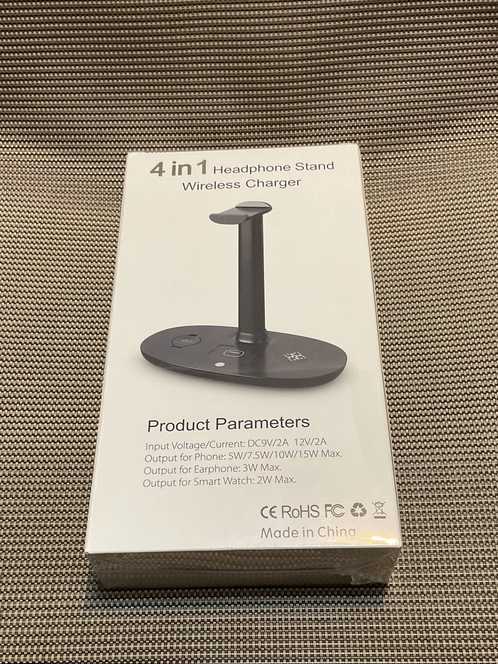 4 in 1 Headphone stand Wireless charger